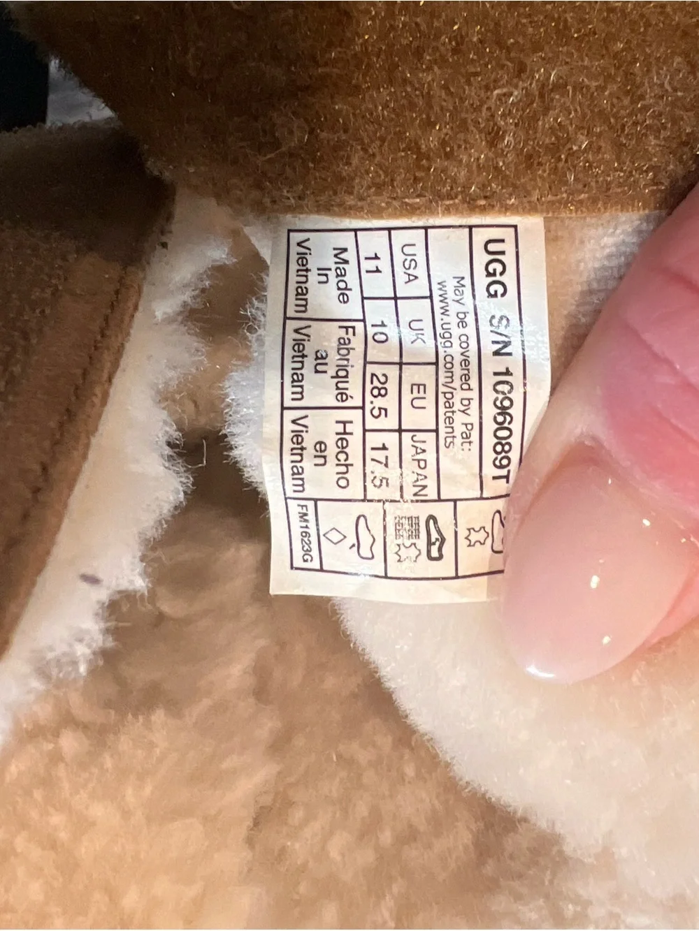 UGG Kids Suede Shearling Boot - Chestnut Brown